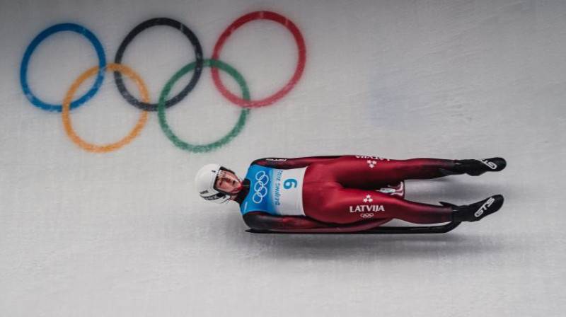 Elīza Tīruma (kamaniņu sports). Foto: LOK/ Mikus Kļaviņš