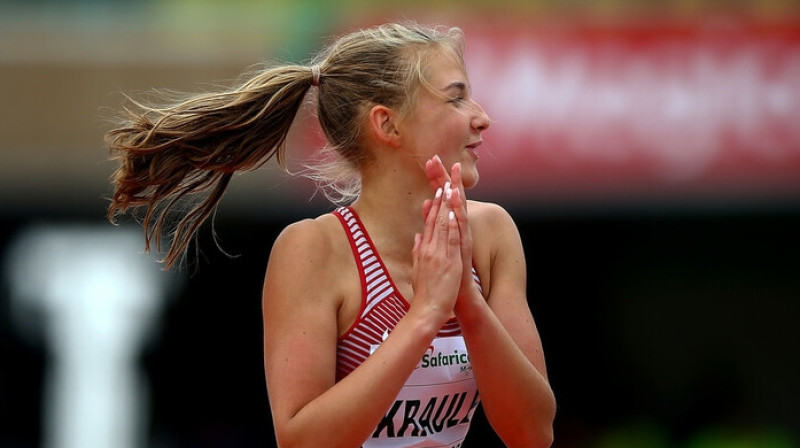 Elīze Marija Kraule. Foto: World Athletics / Latvijas Vieglatlētikas savienība