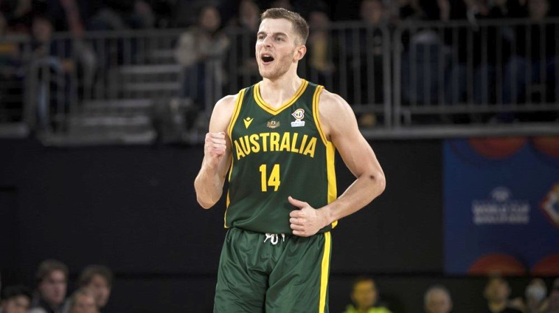 Austrālijas izlases basketbolists Džeksons Tomass Vaits. Foto: FIBA