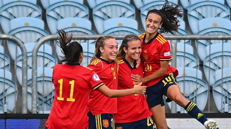 Spānijas U19 futbolistes. Foto: UEFA