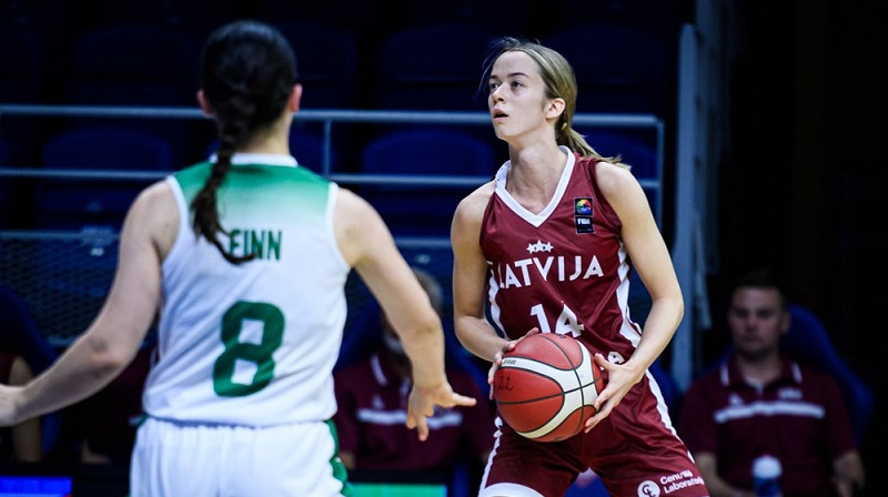 Marta Leimane: grupu turnīra otrā rezultatīvākā spēlētāja. Foto: FIBA