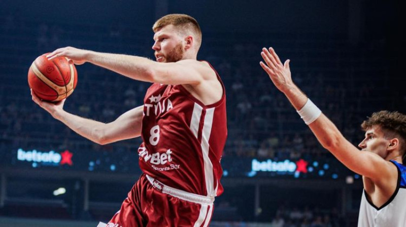 Dāvis Bertāns. Foto: Latvijas Basketbola savienība