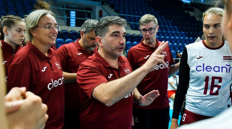 Itālijas volejbola speciālists Daniele Kaprioti trenē arī Latvijas pieaugušo izlasi. Foto: cev.eu