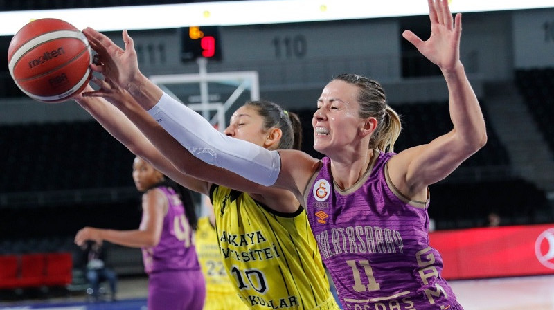 Aija Jurjāne 2022. gada 15. oktobrī Ankarā. Foto: Galatasaray basketbol