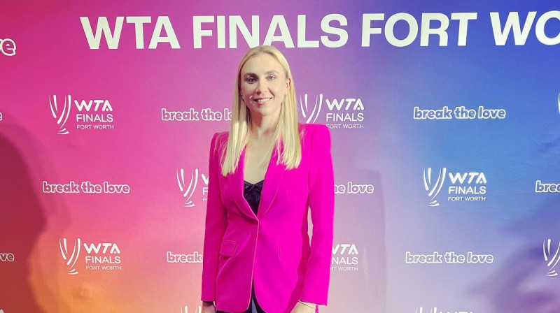 Ludmila Kičenoka. Foto: WTA Finals 2022 / @lyuda_kichenok