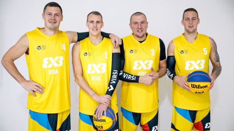 "Rīga" 3x3 basketbolisti. Foto: FIBA