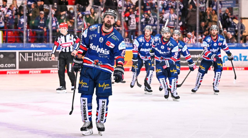 Kaspars Daugaviņš pēc vārtu guvuma. Foto: Eibner/Imago Images/Scanpix