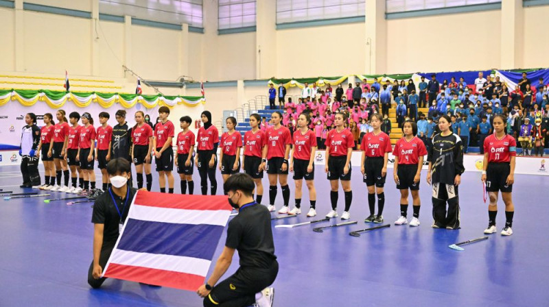 Taizemes izlase saglabājusi līderpozīcijas tabulā, foto: IFF Floorball