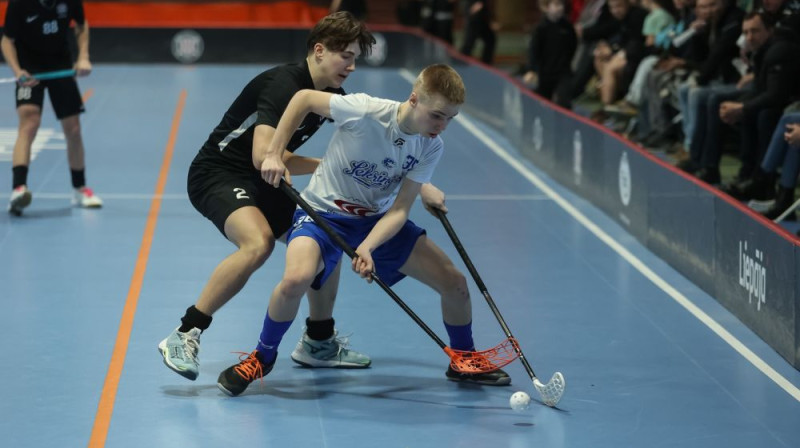 Epizode no FK "Kurši" un "CPSS/Lekrings" spēles, Foto: Ģirts Gertsons, Floorball.lv