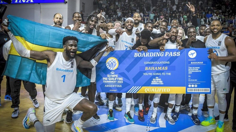 Bahamu Salu basketbola valstsvienība. Foto: FIBA