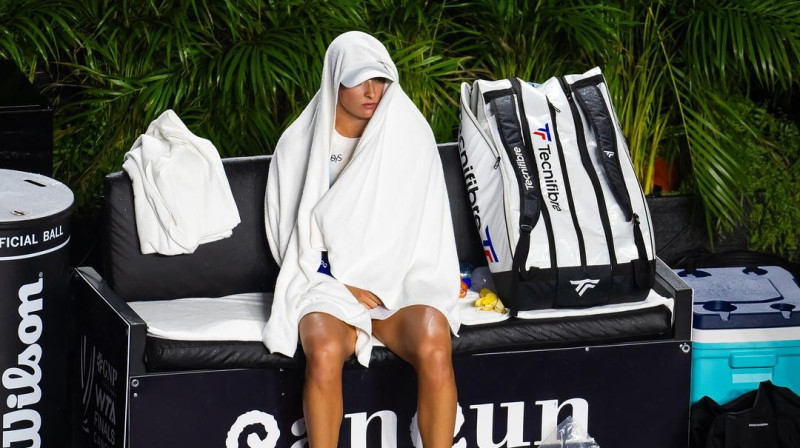 Iga Švjonteka finālturnīrā. Foto: Jimmie48 / WTA