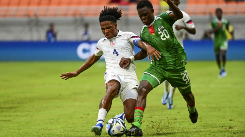 ASV un Burkinafaso U17 valstsvienību duelis. Foto: Zulkarnain/Zumapress.com/Scanpix