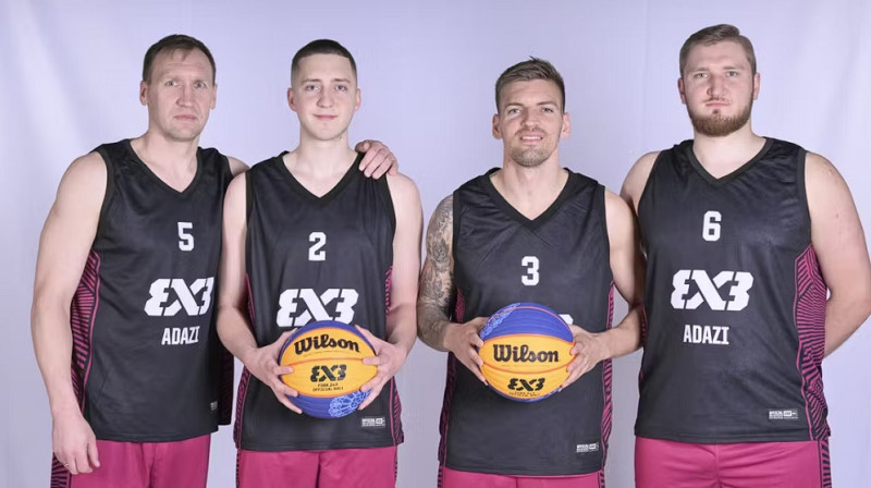 "Ādaži" 3x3 basketbolisti. Foto: FIBA