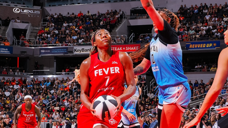 Alija Bostone 2024. gada 1. jūnijā. Foto: Indiana Fever