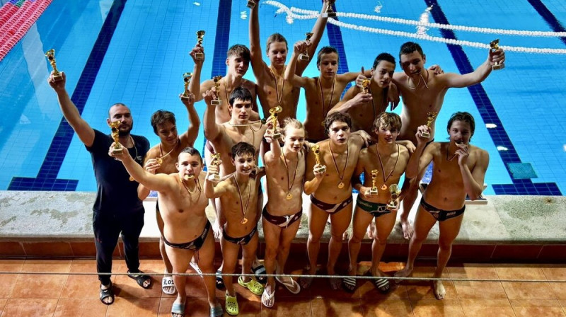 "Riga Sharks" ūdenspolisti. Foto: LPF