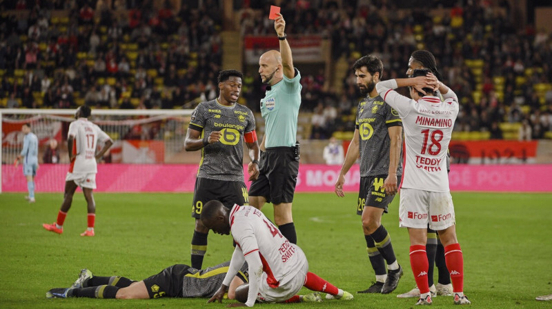 Mirklis pēc Džordana Tezes ("Monaco") izklupiena. Foto: Panoramic/SIPA/Scanpix