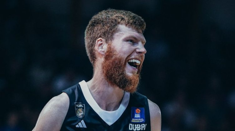 Dāvis Bertāns. Foto: Dubai Basketball Club