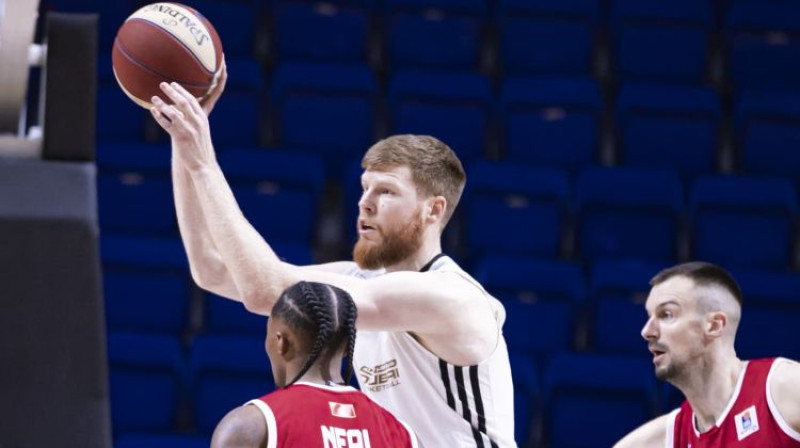 Dāvis Bertāns. Foto: Dubai Basketball Club