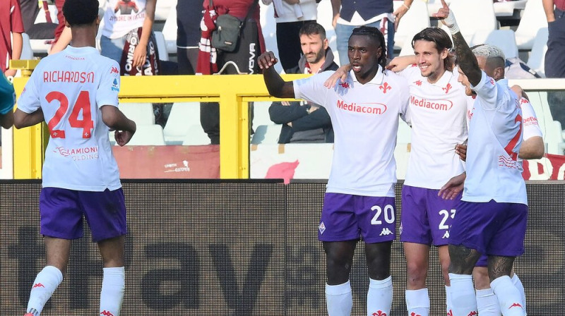 "Fiorentina" futbolisti. Foto: EPA/Scanpix