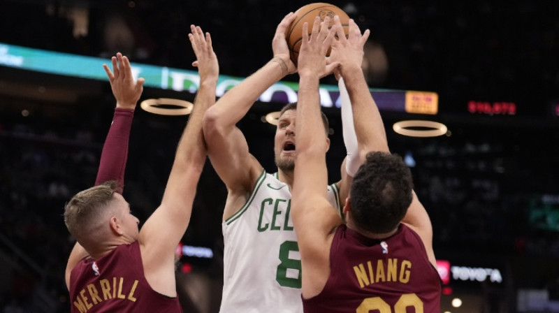 Kristaps Porziņģis. Foto: AP/Scanpix