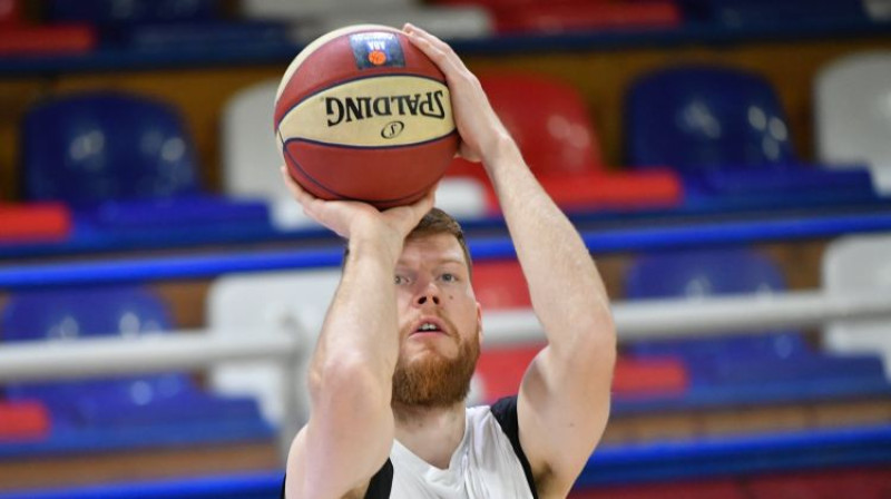 Dāvis Bertāns. Foto: Dubai Basketball