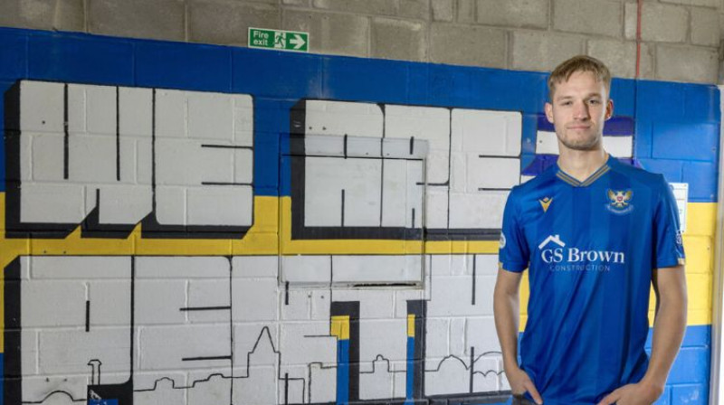 Daniels Balodis. Foto: perthstjohnstonefc.co.uk