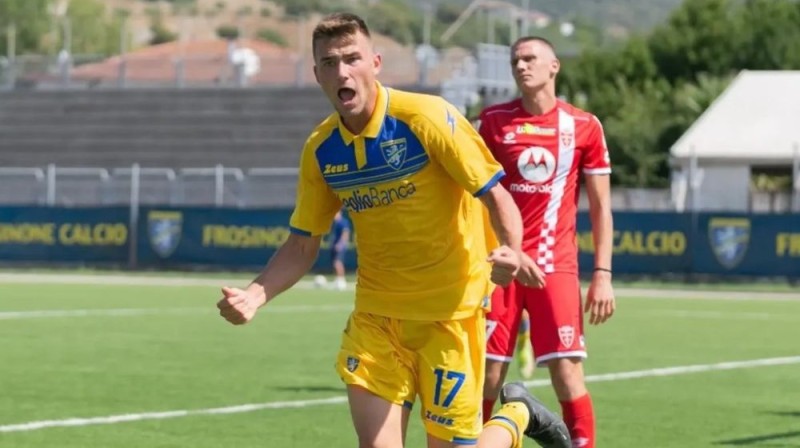 Kristiāns Mežsargs Foto: Frosinone Calcio