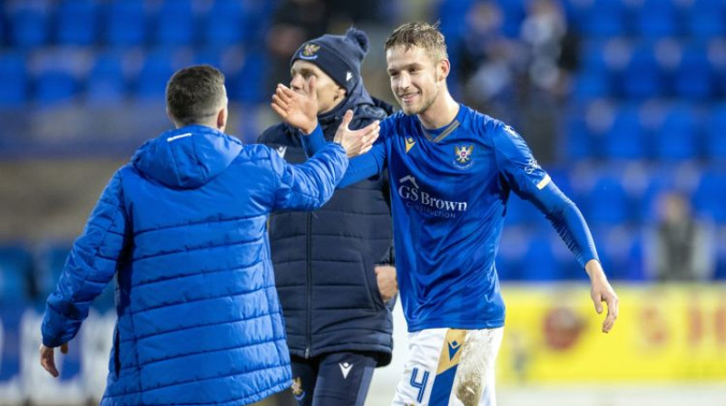 Daniels Balodis. Foto: St. Johnstone FC