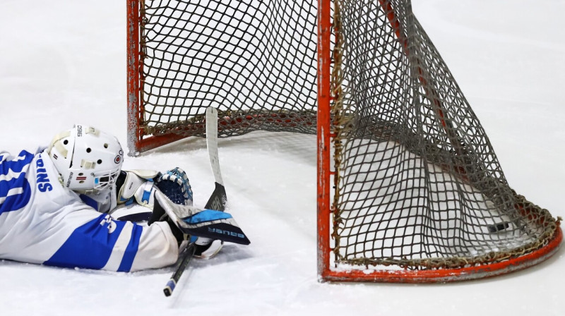 Ripa Ivana Kufterina vārtos. Foto: Hockey Punks Vilnius