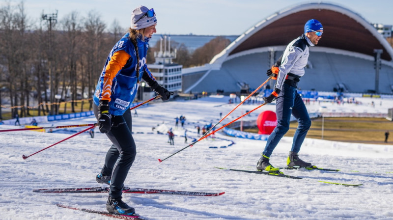 Pasaules kausa posma trase Tallinas Dziesmu svētku estrādē. Foto: Tarmo Haud
