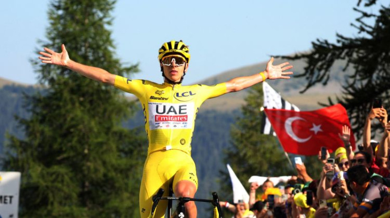 Tadejs Pogačars. Foto: Reuters/Scanpix