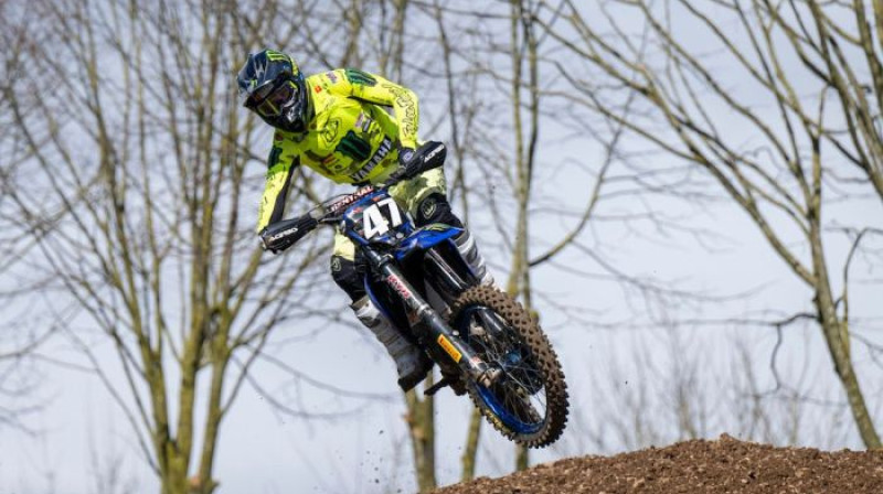 Kārlis Alberts Reišulis. Foto: Yamaha Factory Racing MX2