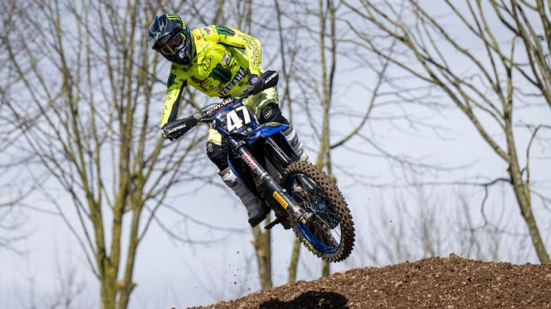 Kārlis Alberts Reišulis. Foto: Yamaha Factory Racing MX2