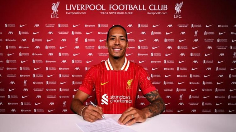 Virdžils van Deiks. Foto: liverpoolfc.com