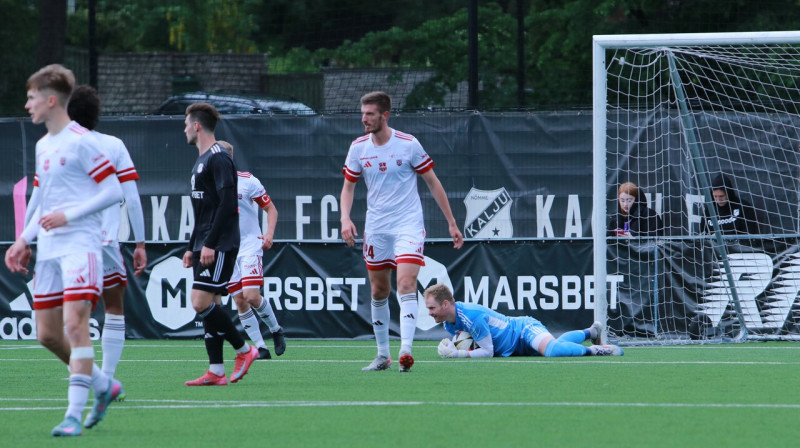 Ivans Baturins ar bumbu. Foto: Harju JK Laagri