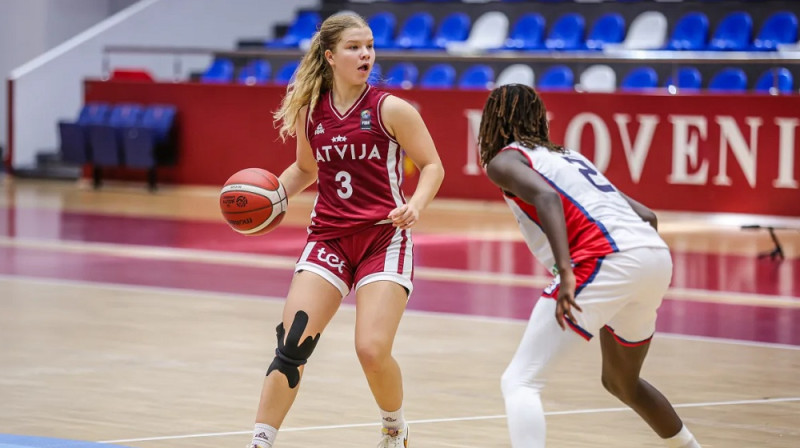 Enija Brokāne 2025. gada 17. augustā. Foto: FIBA