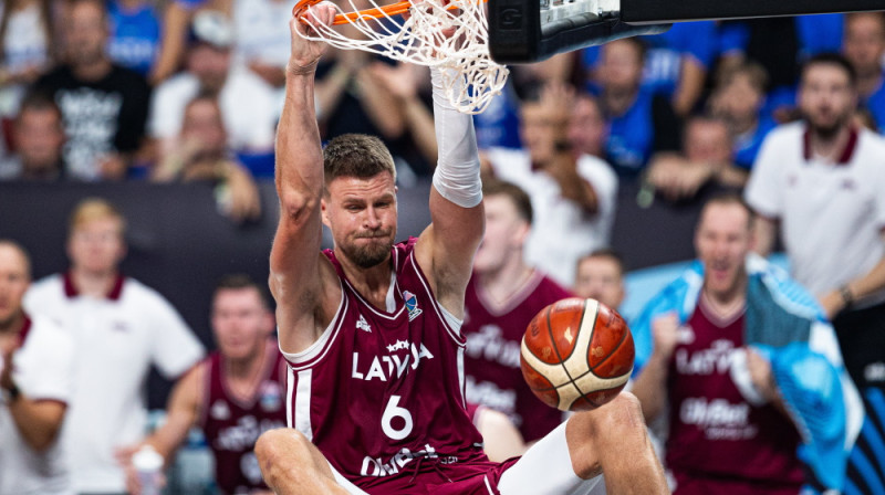 Kristaps Porziņģis. Foto: Mārtiņš Goldbergs