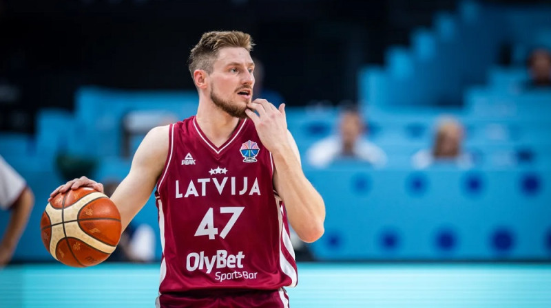 Artūrs Kurucs 2025. gada 1. septembrī. Foto: FIBA