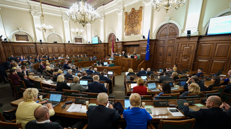Saeimas sēde. Foto: Reinis Inkēns, saeima.lv