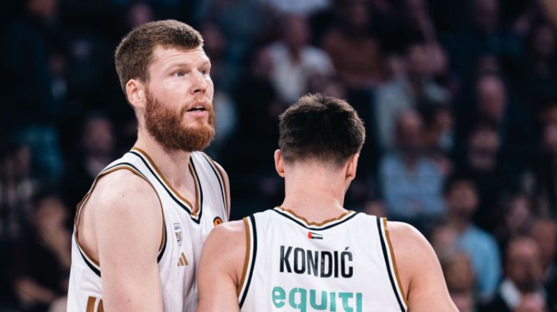 Dāvis Bertāns. Foto: Dubai Basketball