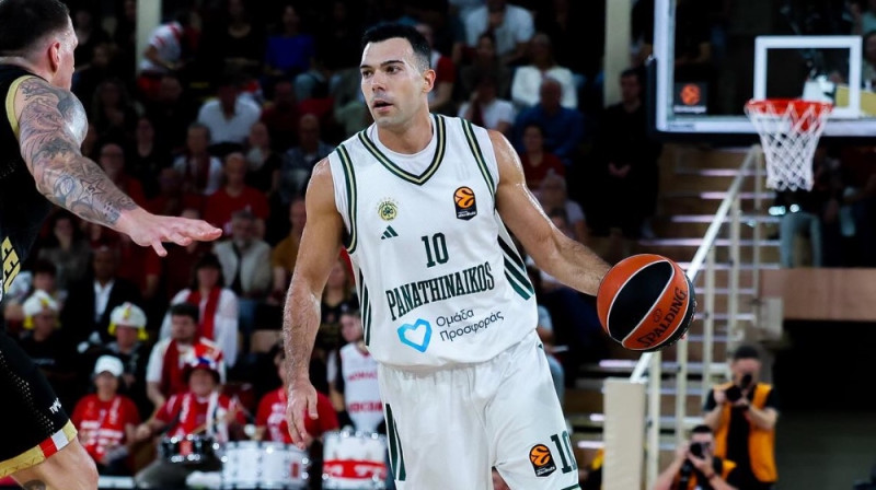 Kostass Slukass. Foto: Panathinaikos BC