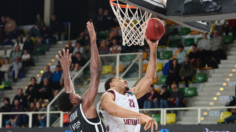 Mirklis no Trento un Panevēžas "Lietkabeļa" cīņas ULEB Eirokausā. Foto: BC Lietkabelis Panevėžys