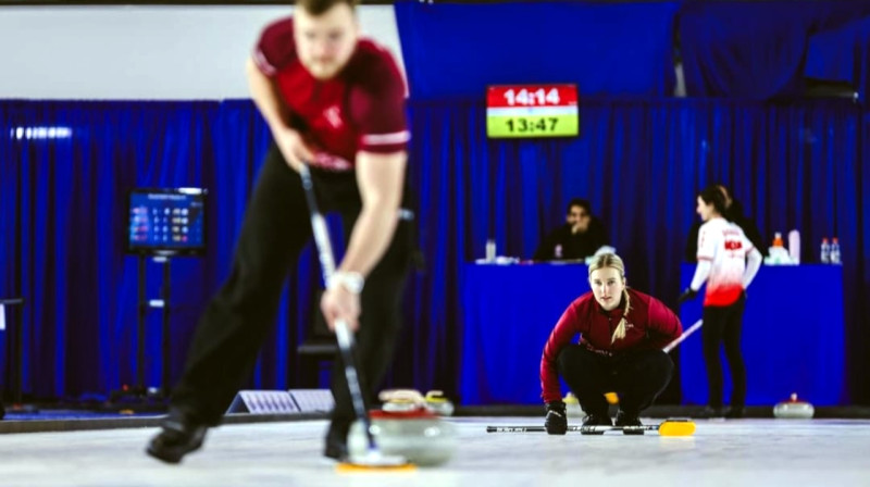 Katrīna Gaidule, Roberts Reinis Buncis
Foto: World Curling/ Jeffrey Au