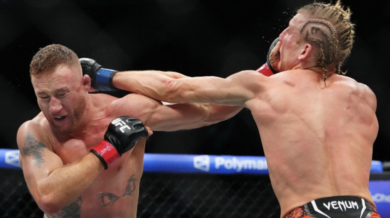 Džastins Geičī un Pedijs Pimblets. Foto: IMAGN IMAGES via Reuters Connect/Scanpix