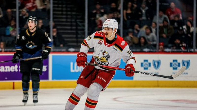 Eduards Tralmaks. Foto: Griffinshockey.com/