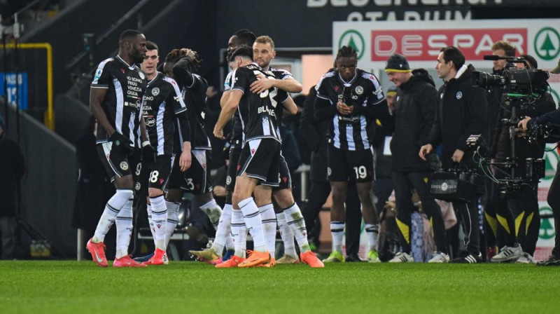 "Udinese" futbolisti Foto: EPA/Scanpix