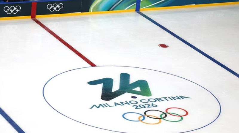 Olimpiskais hokeja laukums Foto: AFP/Scanpix