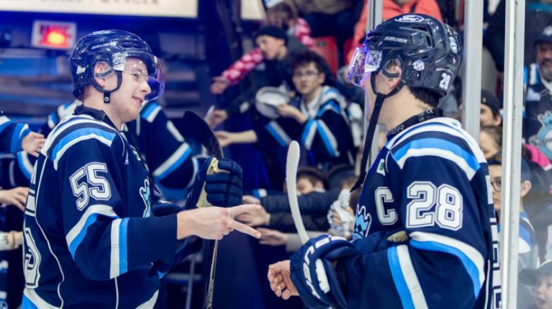 Pēteris Bulāns (#55). Foto: Saguenéens de Chicoutimi