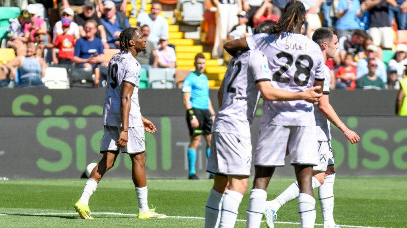 "Udinese" futbolisti. Foto: EPA/Scanpix