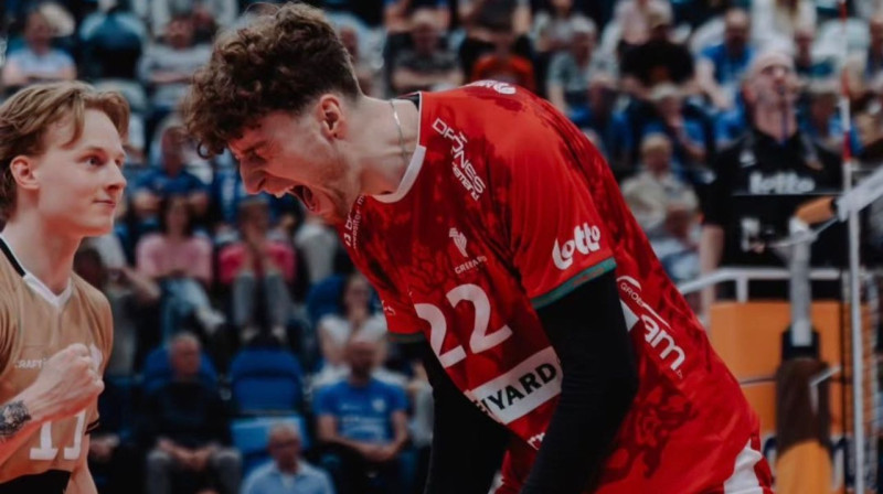 Gustavs Freimanis. Foto: Lotto Volley League